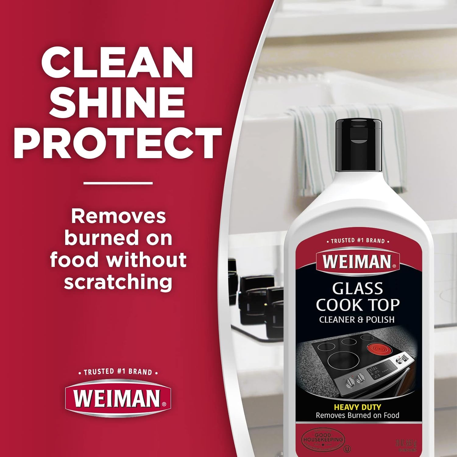 Weiman cooktop and stove top cleaner kit